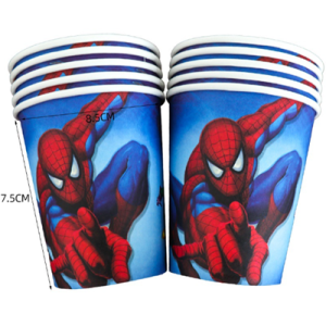 Spiderman Paper Cups 10 PCS | Party Supplies Table Decoration